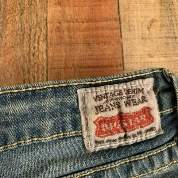 Big Star womens size 26R Low Rise Denim boot cut jeans - Picture 11 of 12